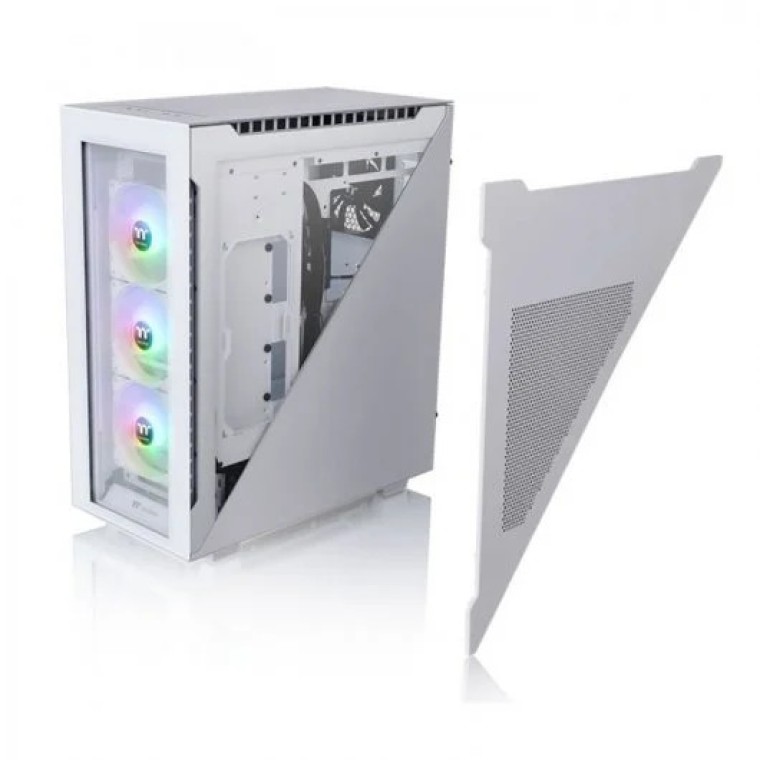 Thermaltake Divider 500 TG Snow ARGB Cristal Templado USB 3.1 Blanca