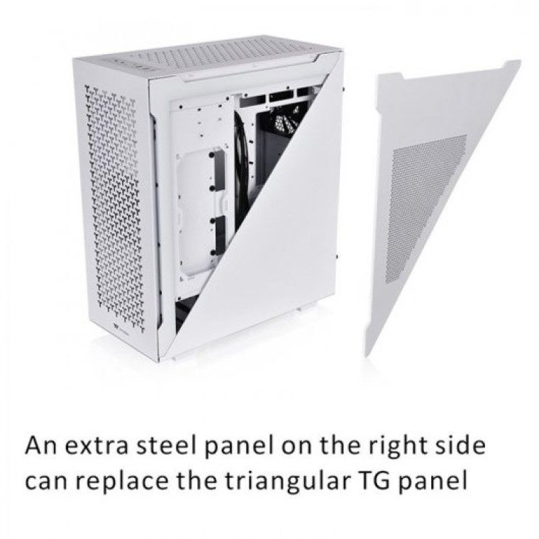 Thermaltake Divider 500 TG Air Snow Cristal Templado USB 3.0