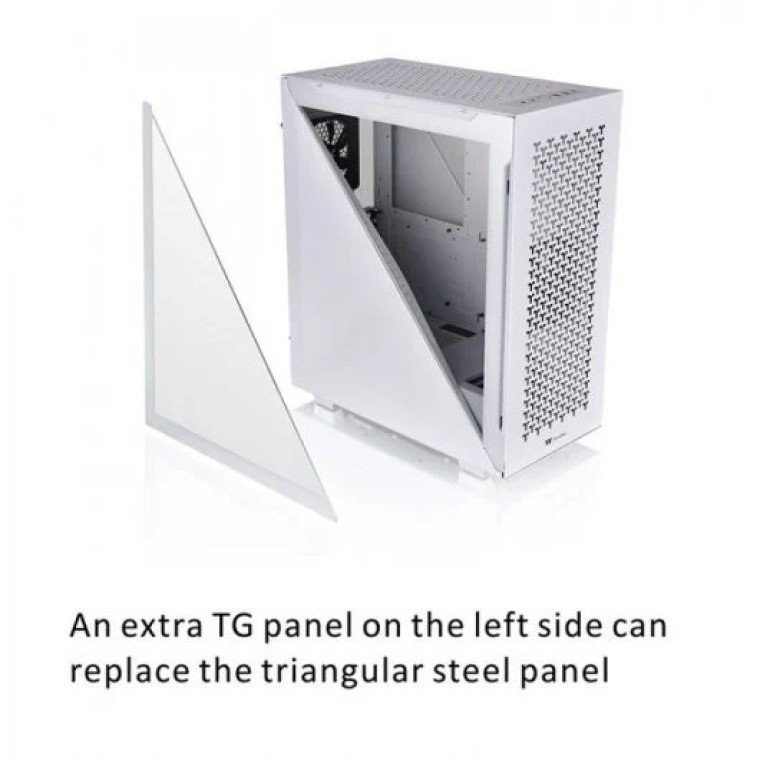 Thermaltake Divider 500 TG Air Snow Cristal Templado USB 3.0