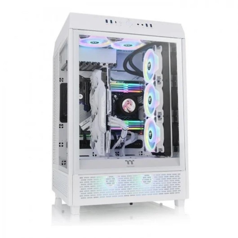 Thermaltake The Tower 500 Snow Cristal Templado USB 3.0