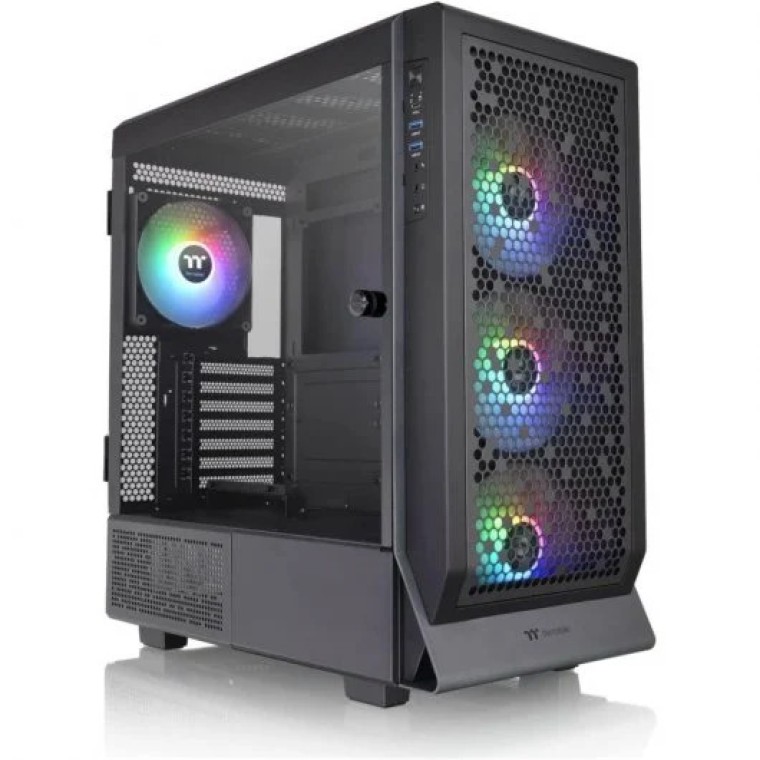 Thermaltake Ceres 500 TG ARGB Black Cristal Templado USB 3.0