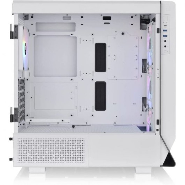 Thermaltake Ceres 500 TG ARGB Snow Cristal Templado USB 3.0