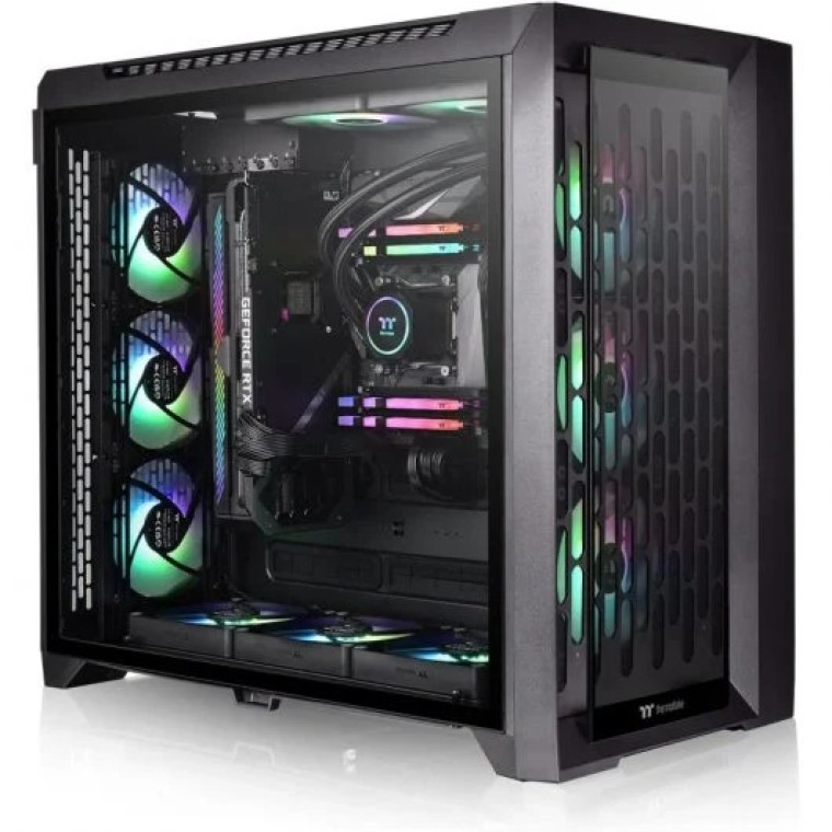 Thermaltake CTE C750 TG ARGB Full Tower Cristal Templado USB 3.2 Negra