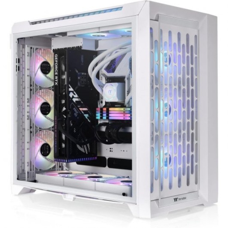 Thermaltake CTE C750 TG ARGB Snow Full Tower Cristal Templado USB 3.2 Blanca