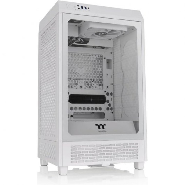 Thermaltake The Tower 200 Cristal Templado USB 3.2 Blanca