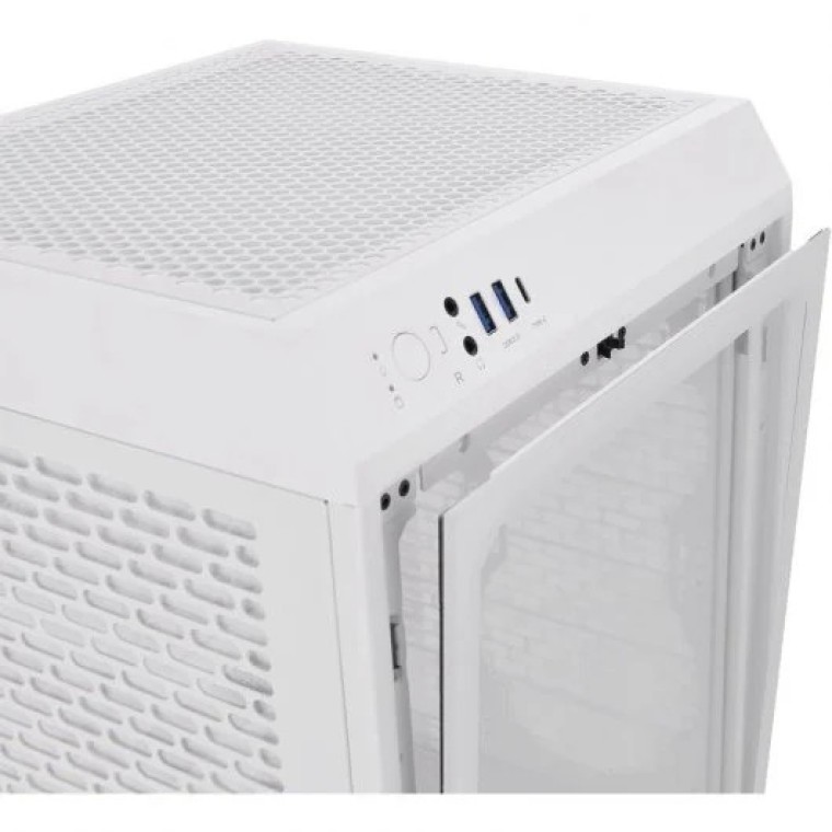 Thermaltake The Tower 200 Cristal Templado USB 3.2 Blanca