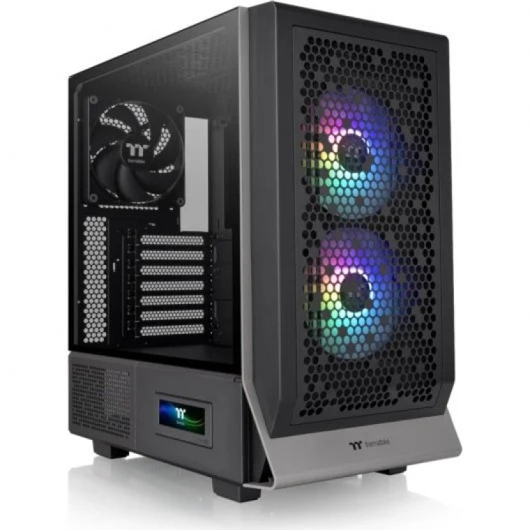 Thermaltake Ceres 300 TG ARGB Cristal Templado USB 3.2 Negra