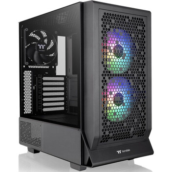 Torre PC Thermaltake Ceres 330 TG ARGB Black Mid Tower ATX Cristal Templado USB-C Negra