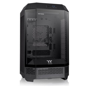 Torre PC Thermaltake The Tower 300 Micro Tower MATX Cristal Templado USB-C Negra