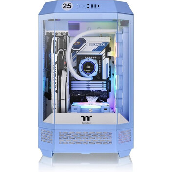 Torre PC Thermaltake The Tower 300 Hydrangea Blue Micro Tower MATX Cristal Templado USB-C Azul Torre PC Thermaltake The Tower 300 Hydrangea Blue Micro Tower MATX Cristal Templado USB-C Azul