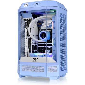 Torre PC Thermaltake The Tower 300 Hydrangea Blue Micro Tower MATX Cristal Templado USB-C Azul Torre PC Thermaltake The Tower 300 Hydrangea Blue Micro Tower MATX Cristal Templado USB-C Azul