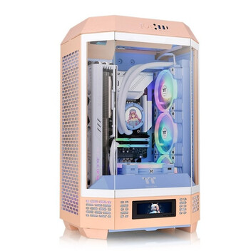 Torre PC Caja PC Thermaltake Micro Torre SPCC Durazno Vidrio Templado 4XUSB Audio Torre PC Caja PC Thermaltake Micro Torre SPCC Durazno Vidrio Templado 4XUSB Audio