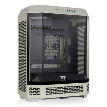 Torre PC Torre Thermaltake Green ATX Vidrio Templado Iluminación RGB Midi Tower Gaming