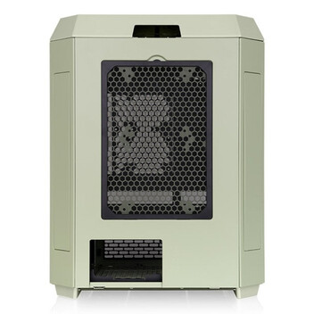 Torre PC Torre Thermaltake Green ATX Vidrio Templado Iluminación RGB Midi Tower Gaming