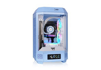 Torre PC Torre Thermaltake Mini Tower Azul SPCC Pantalla LCD Ventana Lateral Mini-ITX