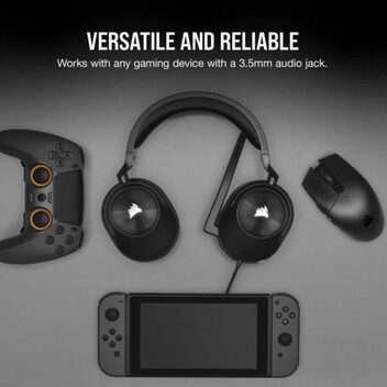 Corsair HS55 Stereo Auriculares Gaming Multiplataforma Negros