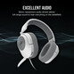 Corsair HS55 Stereo Auriculares Gaming Multiplataforma Blancos Corsair HS55 Stereo Auriculares Gaming Multiplataforma Blancos