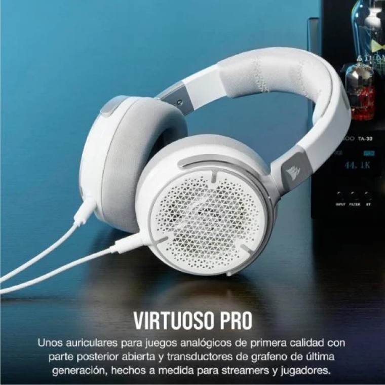 Corsair Virtuoso Pro Auriculares Gaming Blancos