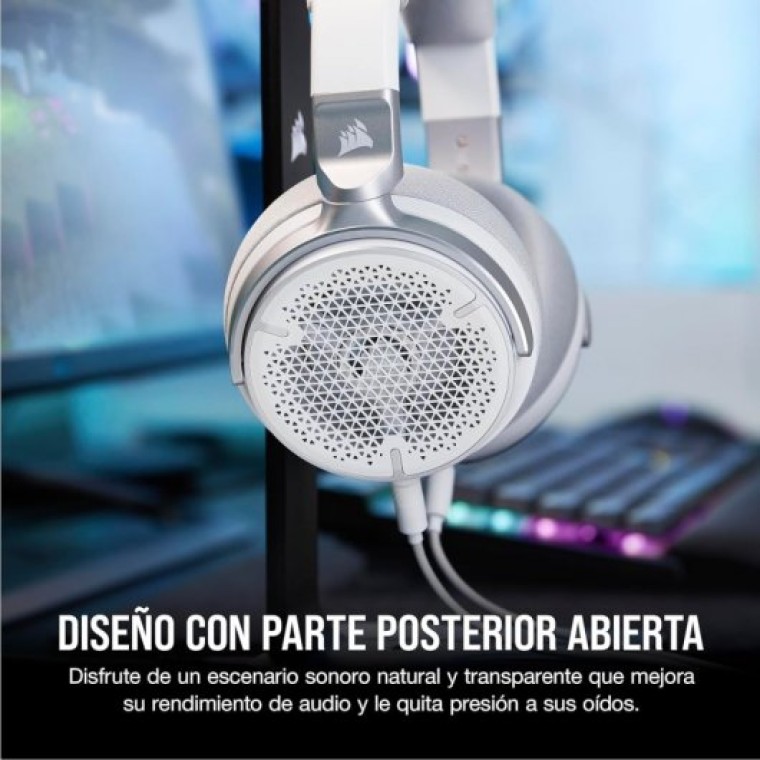 Corsair Virtuoso Pro Auriculares Gaming Blancos