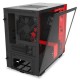 NZXT H210 Cristal Templado USB 3.1 Negro/Rojo Mate