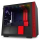 NZXT H210i Cristal Templado USB 3.1 RGB Negro/Rojo Mate