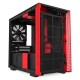 NZXT H210i Cristal Templado USB 3.1 RGB Negro/Rojo Mate