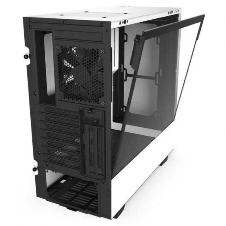 NZXT H510i Cristal Templado USB 3.1 RGB Blanco Mate