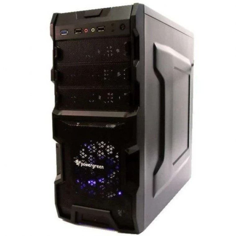 Powergreen CAJ-00930-GAM Semi Torre ATX USB 3.0 Negra