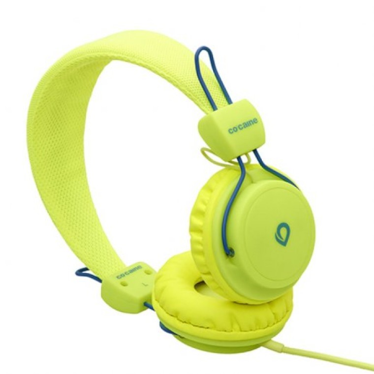 Co:caine City Beat Neon Auriculares Fluorescentes