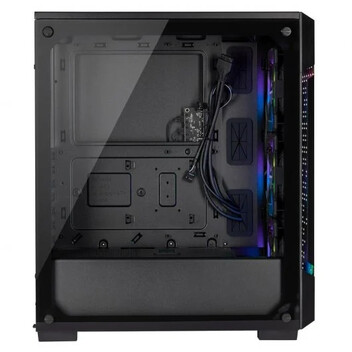 Corsair iCUE 220T RGB Airflow Cristal Templado USB 3.0 Negra