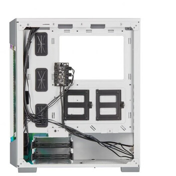 Corsair iCUE 220T RGB Airflow Cristal Templado USB 3.0 Blanca