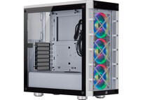 Corsair iCUE 465X RGB Cristal Templado USB 3.0 Blanca