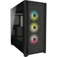 Corsair iCUE 5000X Torre ATX RGB Cristal Templado Negra