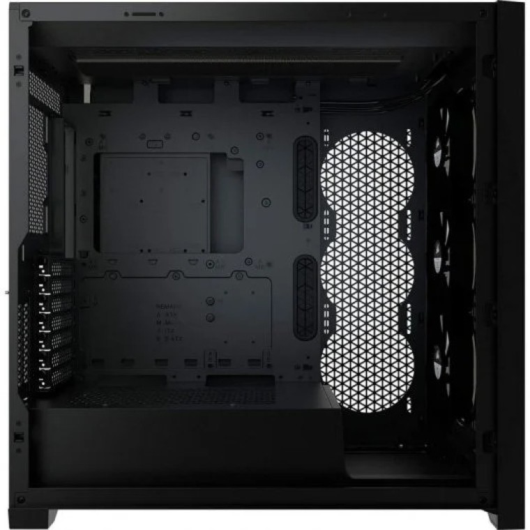 Corsair iCUE 5000X Torre ATX RGB Cristal Templado Negra