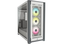 Corsair iCUE 5000X RGB Cristal Templado USB 3.0 Blanca
