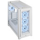 Corsair iCUE 5000X RGB QL Edition Cristal Templado USB 3.1 Blanca