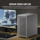 Corsair 3000D AIRFLOW Cristal Templado USB 3.0 Blanca Corsair 3000D AIRFLOW Cristal Templado USB 3.0 Blanca