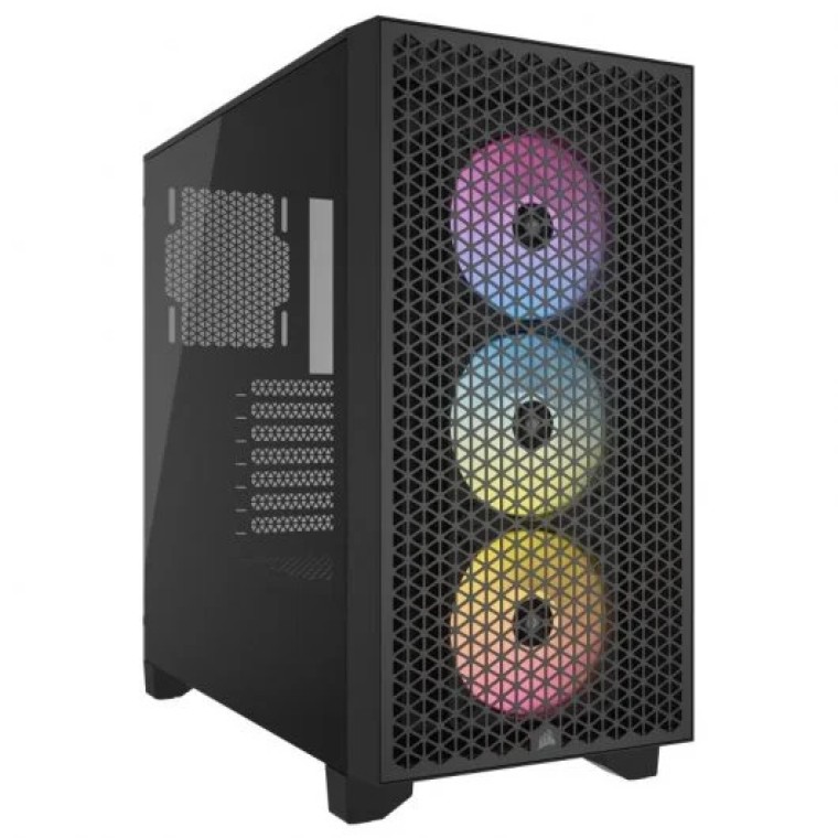 Corsair 3000D RGB AIRFLOW Cristal Templado USB 3.2 Negra