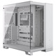 Torre PC Corsair 6500X Semitorre ATX Doble Cristal Templado USB-C Blanca