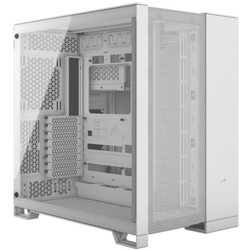 Torre PC Corsair 6500D AIRFLOW Semitorre ATX Cristal Templado USB-C Blanca