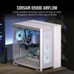 Torre PC Corsair 6500D AIRFLOW Semitorre ATX Cristal Templado USB-C Blanca