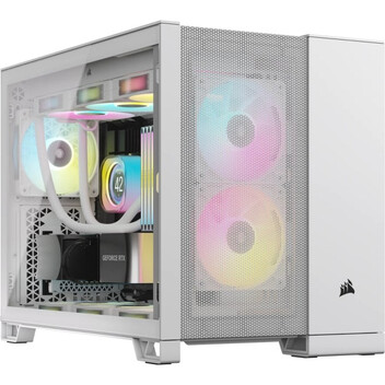 Torre PC Torre Corsair Midi Tower ATX Blanca Ventana Lateral Enfriamiento Líquido USB-C Torre PC Torre Corsair Midi Tower ATX Blanca Ventana Lateral Enfriamiento Líquido USB-C