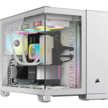 Torre PC Torre Corsair 2500X Blanco ATX Vidrio Templado 2x USB 3.2 Gen1 1x USB 3.2 Gen2 Torre PC Torre Corsair 2500X Blanco ATX Vidrio Templado 2x USB 3.2 Gen1 1x USB 3.2 Gen2
