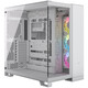 Torre PC Corsair 6500X RGB Semitorre ATX Doble Cristal Templado USB-C Blanca