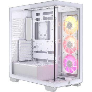 Torre PC Corsair iCUE LINK 3500X RGB Semi Torre Cristal Templado USB-C Blanca Torre PC Corsair iCUE LINK 3500X RGB Semi Torre Cristal Templado USB-C Blanca