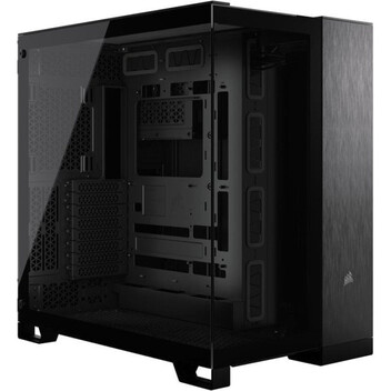 Torre PC Corsair 6500X Semitorre ATX Doble Cristal Templado USB-C Negro Obsidiana