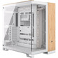 Torre PC Corsair 6500X Semitorre ATX Doble Cristal Templado USB-C Blanco Bambú