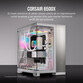 Torre PC Corsair 6500X Semitorre ATX Doble Cristal Templado USB-C Blanco/Aluminio