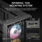 Torre PC Corsair FRAME 4000D RS ARGB Semi Torre E-ATX Cristal Templado USB-C Negra