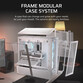 Torre PC Corsair FRAME 4000D RS ARGB Semi Torre E-ATX Cristal Templado USB-C Blanca Torre PC Corsair FRAME 4000D RS ARGB Semi Torre E-ATX Cristal Templado USB-C Blanca
